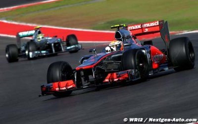 Hamilton concerned with starting on the dirty side of the grid