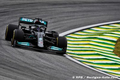 Hamilton domine les qualifs au Brésil et s’élancera 1er du Sprint