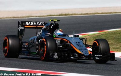FP1 & FP2 - Spanish GP report: Force India Mercedes