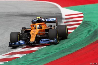 Norris pénalisé de 3 places sur la grille du Grand Prix de Styrie