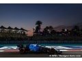 Les Williams F1 dans un ordre inhabituel ce samedi à Abu Dhabi