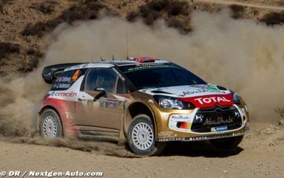 Mads Østberg and Kris Meeke swap places
