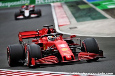 Vettel bien plus satisfait de sa Ferrari SF1000 en qualif’ aujourd’hui