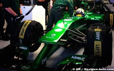 Caterham lance enfin sa CT05 en piste à Jerez