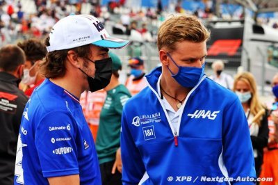 Alonso apprécie Mick Schumacher et le fait qu’il soit en F1