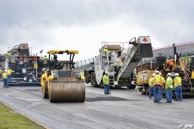 Le circuit d’Austin a entamé sa rénovation pour enlever les bosses