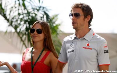 Button ne veut pas d’enfants tant qu’il sera en F1