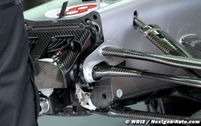 Le F-duct de Mercedes n’est pas facilement copiable