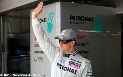 La mauvaise surprise de Schumi...