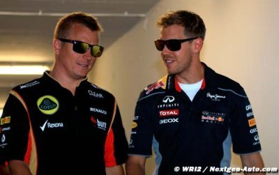 Vettel-Raikkonen, un duel musclé mais correct