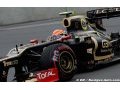 Grosjean espère une Lotus E21 rapide en 2013