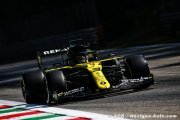 Renault F1 a exécuté le programme prévu aujourd'hui à Monza