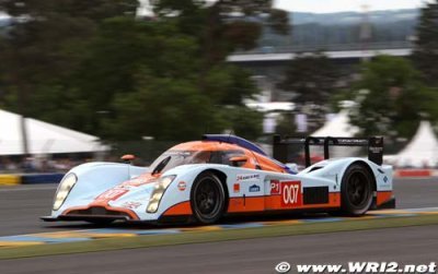 Aston Martin fastest of the petrol runners on the Le Mans grid