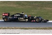 Palmer a découvert la Lotus E23 aujourd'hui à Barcelone