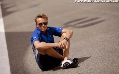 Max Chilton en piste pour Marussia à Abu Dhabi