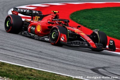 Sainz ravi de s’offrir une 1ère ligne à domicile avec Ferrari