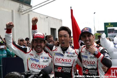 La fin de course a été très stressante pour Alonso, Nakajima et Buemi