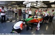 Force India s'est encore mélangé les pneus