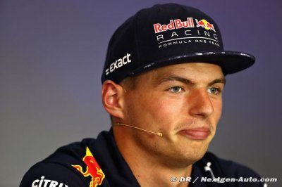 Verstappen ne se laisse pas submerger par la déception