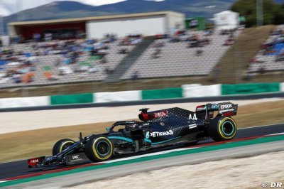 Hamilton content de son choix pour battre Bottas en Q3 au Portugal
