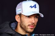 Gasly : Tout le monde va devoir intégrer la restructuration chez Alpine F1