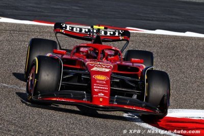 Essais F1 à Sakhir, J2&nbsp;: Sainz conclut en tête, Ferrari est la plus assidue
