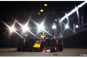Max Verstappen ravi de prendre le podium devant les Mercedes