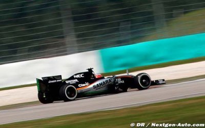 FP1 & FP2 - Chinese GP report: Force India Mercedes