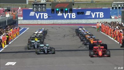 Les horaires des Grands Prix de F1 de la saison 2020 confirmés