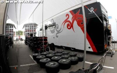 Virgin Racing get ready to race in the Monaco Grand Prix