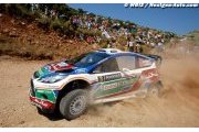 Hirvonen claims podium finish for Ford