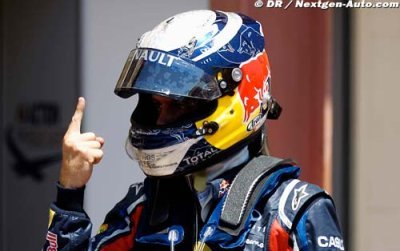 Vettel vows to annoy some with victory finger