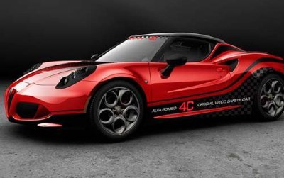 The Alfa Romeo 4C is picked as Safety Car