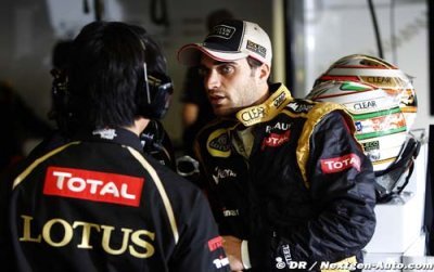 Banned Grosjean supporting Lotus at Monza