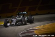 Rosberg powers to Singapore pole ahead of Ricciardo and Hamilton