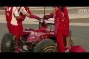 Video - Räikkönen crashes in Bahrain