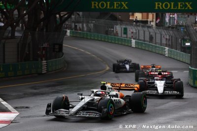 McLaren F1 aurait aimé une averse ’plus longue’ à Monaco