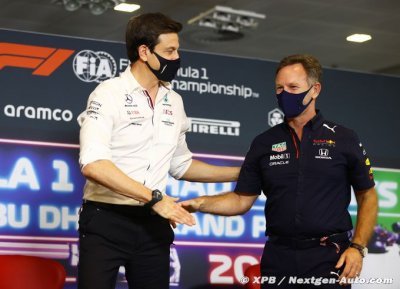 Wolff regrets verbal spats with Horner