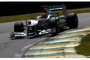 Mercedes qualifying compromised with wet weather set-up for race day