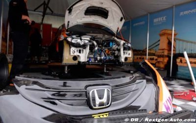 Les pilotes Honda en visite au R&D Center