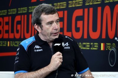 Alpine F1&nbsp;: La ’phase deux’ doit permettre d’avancer plus vite selon Famin