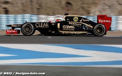 La Lotus impressionne beaucoup à Jerez