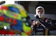 Alex Albon, pilote junior de Lotus F1, sous pression en 2014