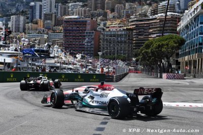 Russell&nbsp;: Notre F1 saute carrément du sol avec son train avant&nbsp;!