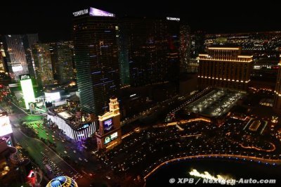 La piste F1 du Grand Prix de Las Vegas est bientôt terminée