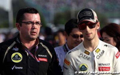 Boullier soulagé pour Romain Grosjean