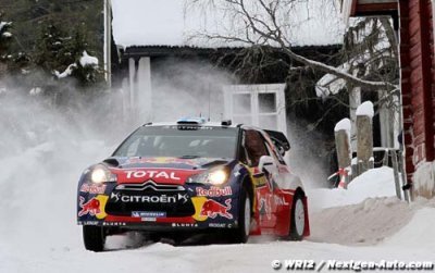 Premier podium d’Hirvonen avec Citroën