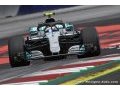 Bottas takes pole in Austria ahead of Hamilton and Vettel