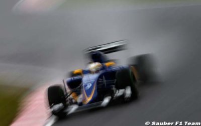 Les pilotes Sauber n’ont pratiquement pas roulé aujourd’hui