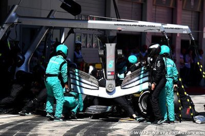 Mercedes révèle l’ampleur des dégâts sur l’aileron d’Hamilton lors du GP d’Autriche